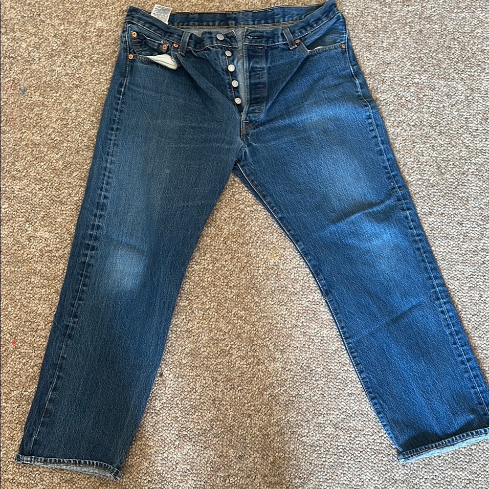 Levi's Blue Denim 501 Jeans